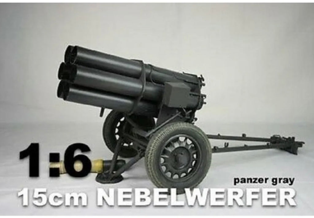 1/6 Scale WWII German Nebelwerfer Rocket Launcher - Grey - 107729
