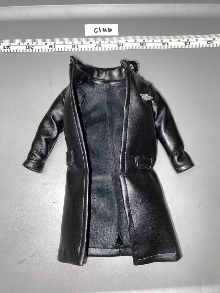 1/6 Scale Science Fiction Black Leather Coat 100354