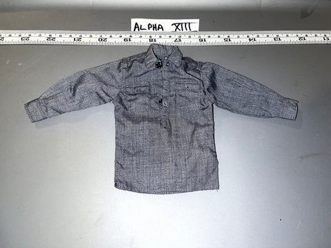 1/6 Scale WWII German Grey Work Shirt 108975