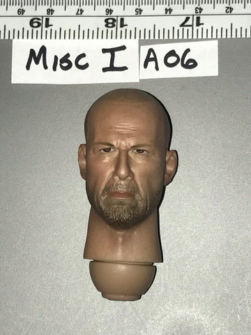 1/6 Scale Head Sculpt - A06 - Bruce Willis 112401