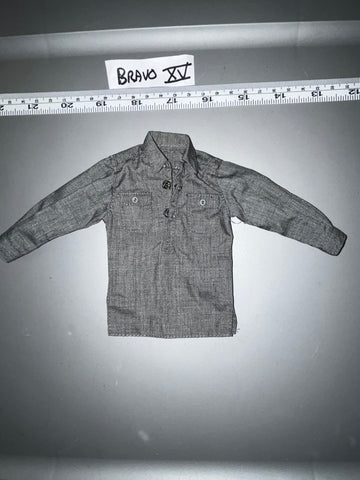 1/6 Scale WWII German Grey Work Shirt 108859