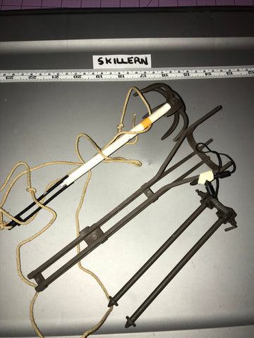 1:6 Scalw WWII US D-Day Ranger Grappling Hook and Rope Rocket Set