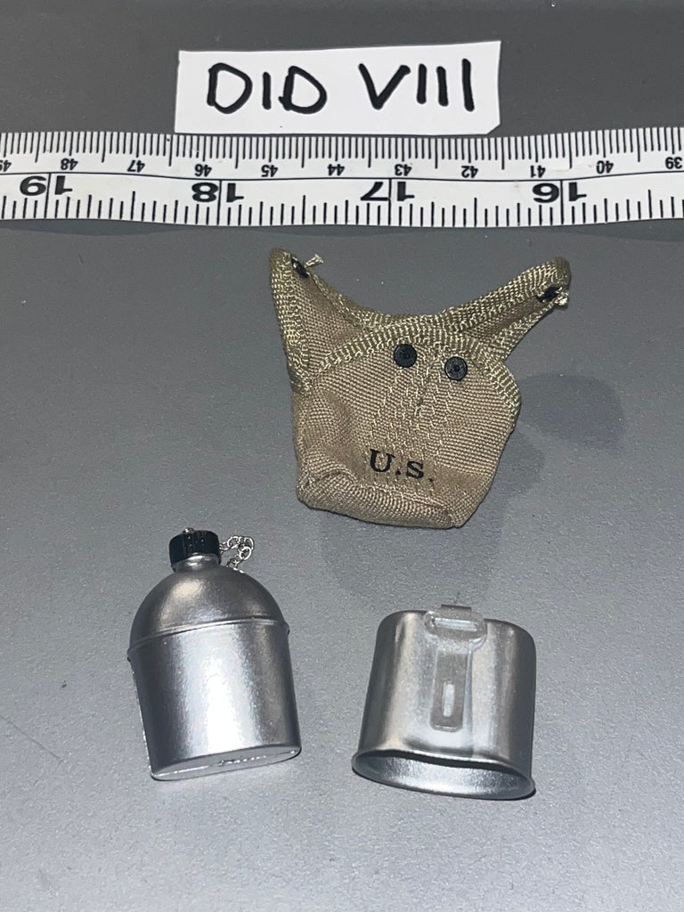 1/6 Scale WWII US Canteen, Cover and Cup - DID