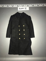 1/6 Scale WWII US Navy Black Great Coat - Alert Line