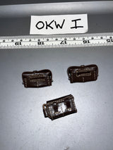 1/6 Scale WWII Japanese Leather Rifle Pouches  - IQO 104966