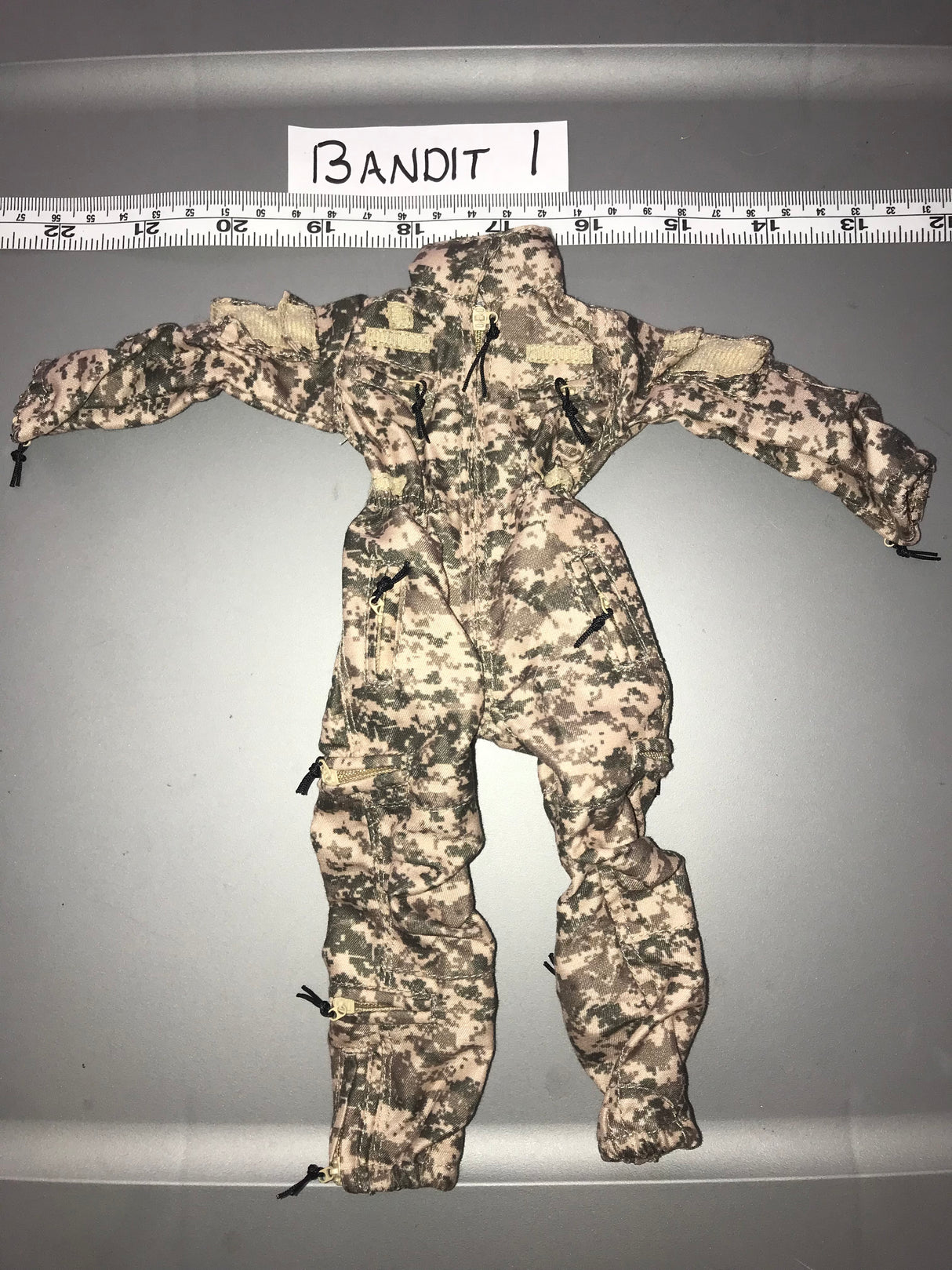 1/6 Scale Modern ACU Tanker Armored Crewman Coverall Uniform / Flight Suit -  Bandit Joe 111579