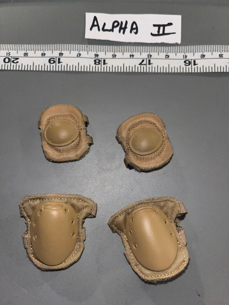 1/6 Scale Modern Knee and Elbow Pads- Marine SRT - Kings Toys