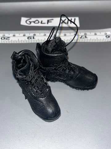 1/6 Scale Modern German Police Leather Combat Boots - King’s Toy