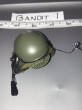 1/6 Scale Modern Tanker Armored Crewman Helmet  -  Bandit Joe 111573