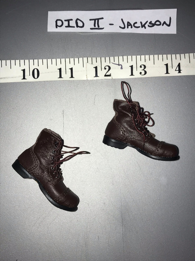 1/6 Scale WWII US Leather Boondocker Boots 112245