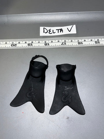 1/6 Scale Modern Era Scuba Dive Swim Fins 107459