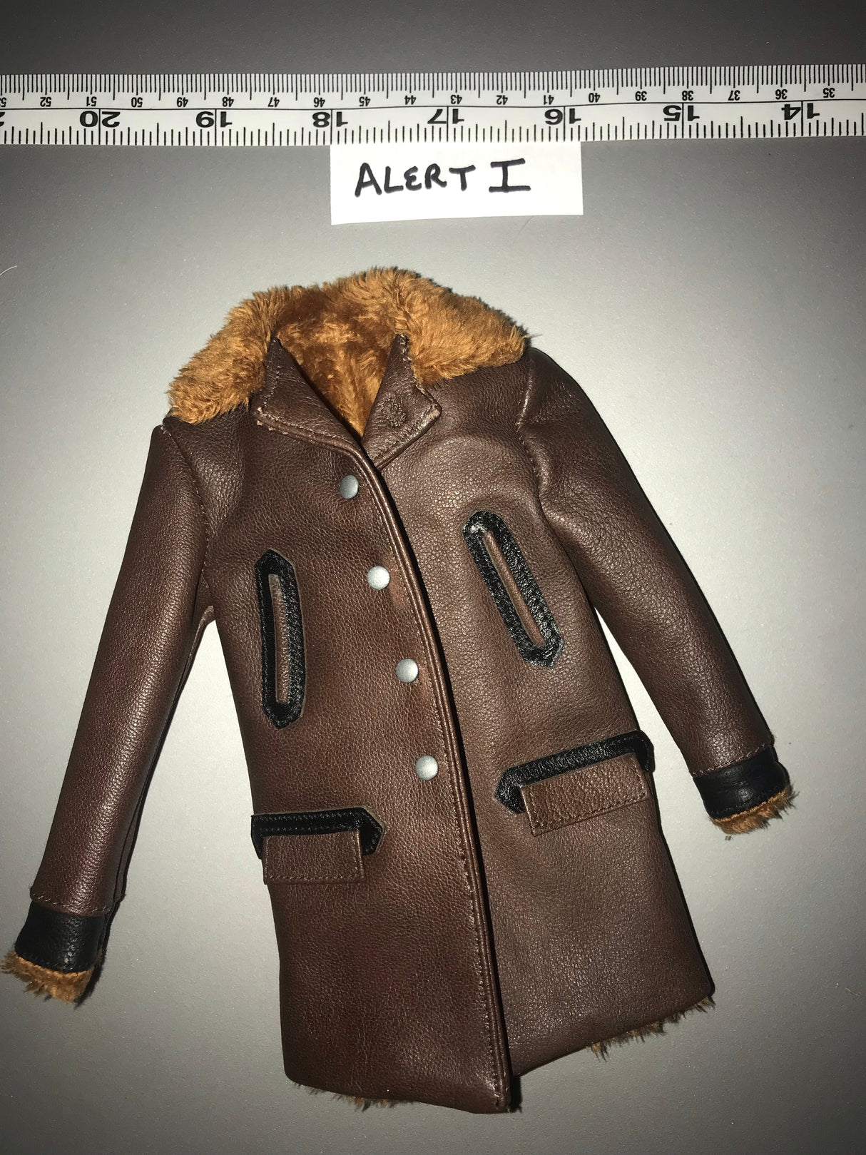 1/6 Scale WWII US Navy Leather Coat Alert Line