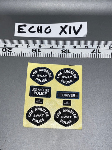 1/6 Scale Modern Era Police Patches Set 105414