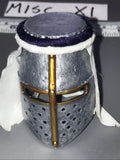 1:6 Scale Medieval Knight Metal Helmet 111396