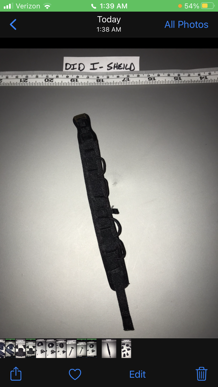 1/6 Scale Modern Era Police Black Belt 112536