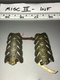 1/6 Scale Ancient Persian Metal Shin Armor - Medieval 112360