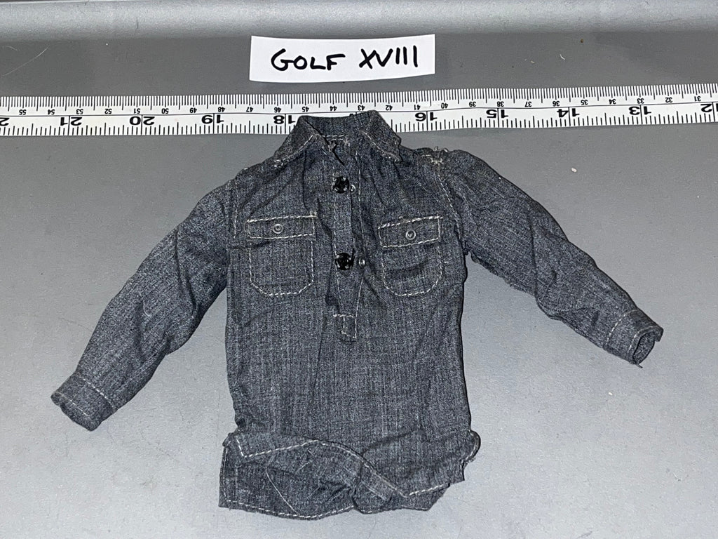 1/6 Scale WWII German Grey Work Shirt