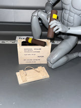 1/6 Scale WWII US 60mm Mortar Ammunition Crate with Ammunition Tubes