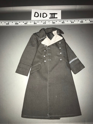 1/6 Scale WWII German Grey Officer Great Coat 110952