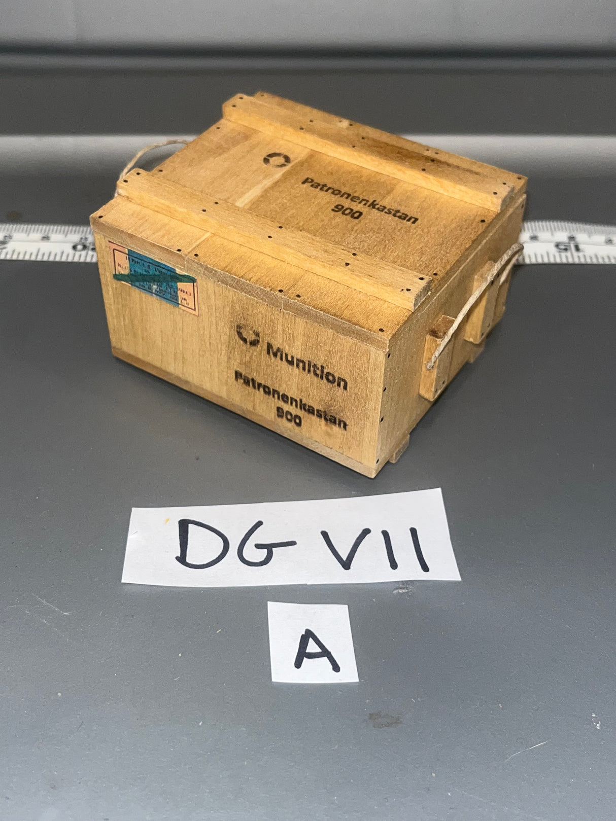 1/6 Scale WWII German Ammunition Crate - Small Arms