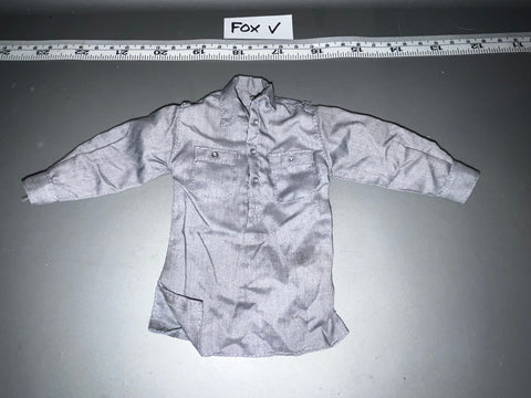 1/6 Scale WWII German Grey Work Shirt 104005y