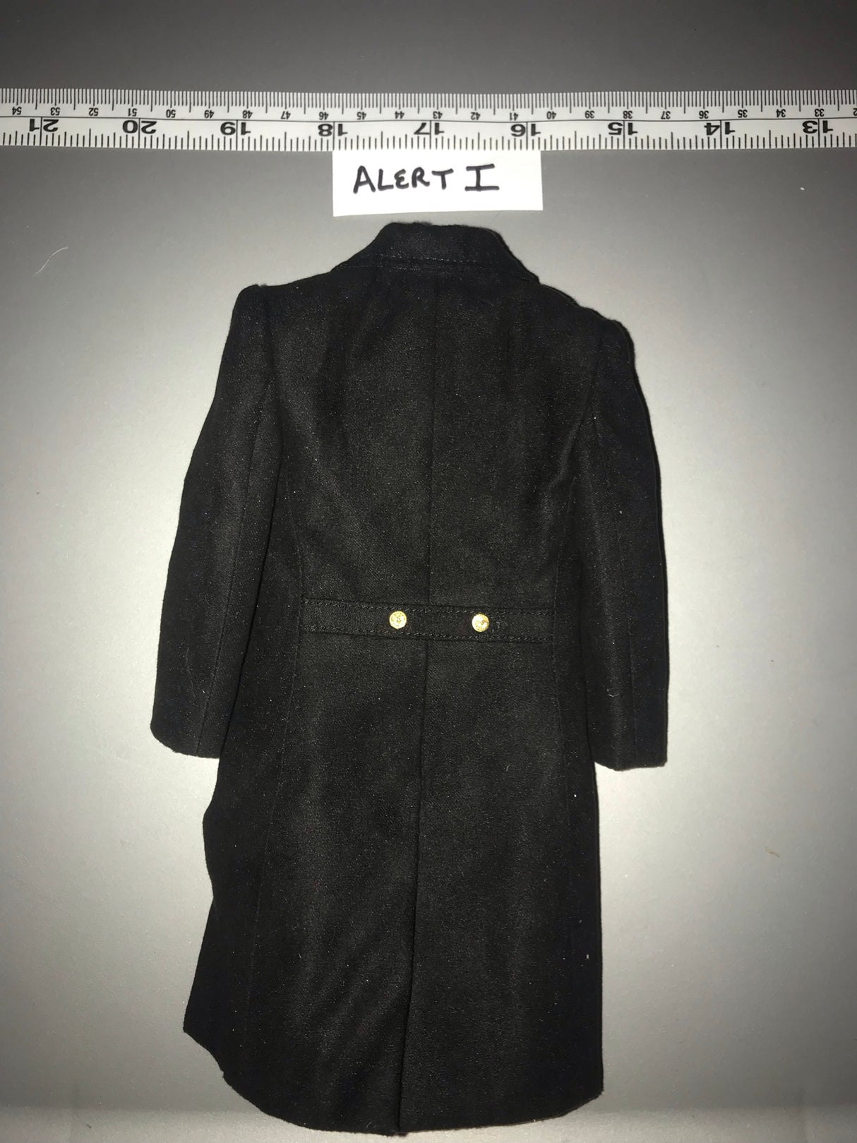1/6 Scale WWII US Navy Black Great Coat - Alert Line
