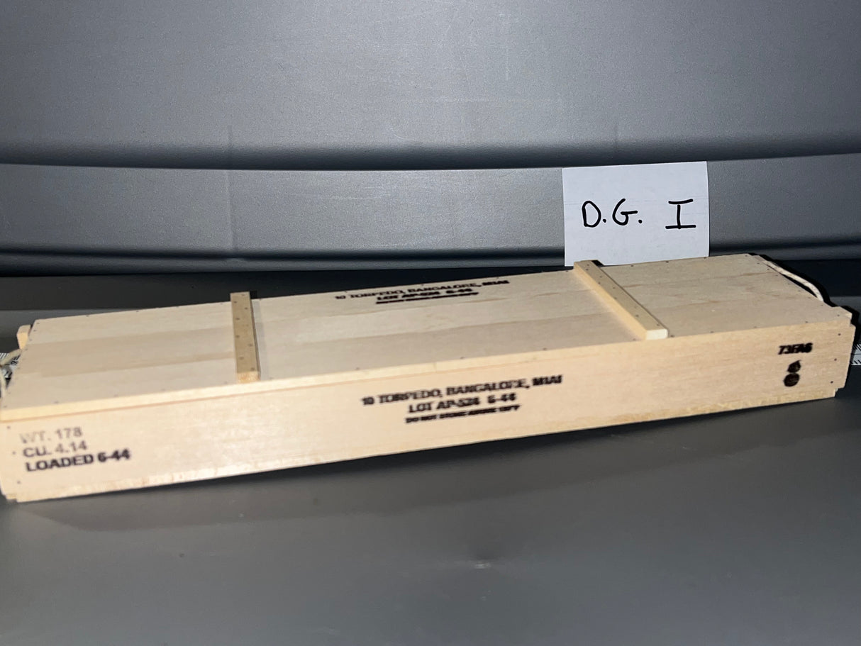 1/6 Scale WWII US Bangalore Torpedo Ammunition Crate
