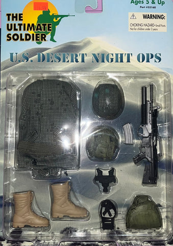 1/6 Scale Ultimate Soldier Modern US Desert Night Ops - NIB 109648