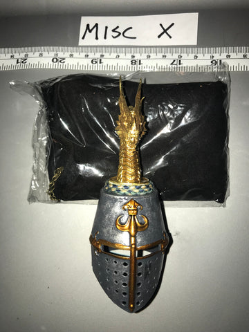 1:6 Scale Medieval Knight Metal Helmet 111415