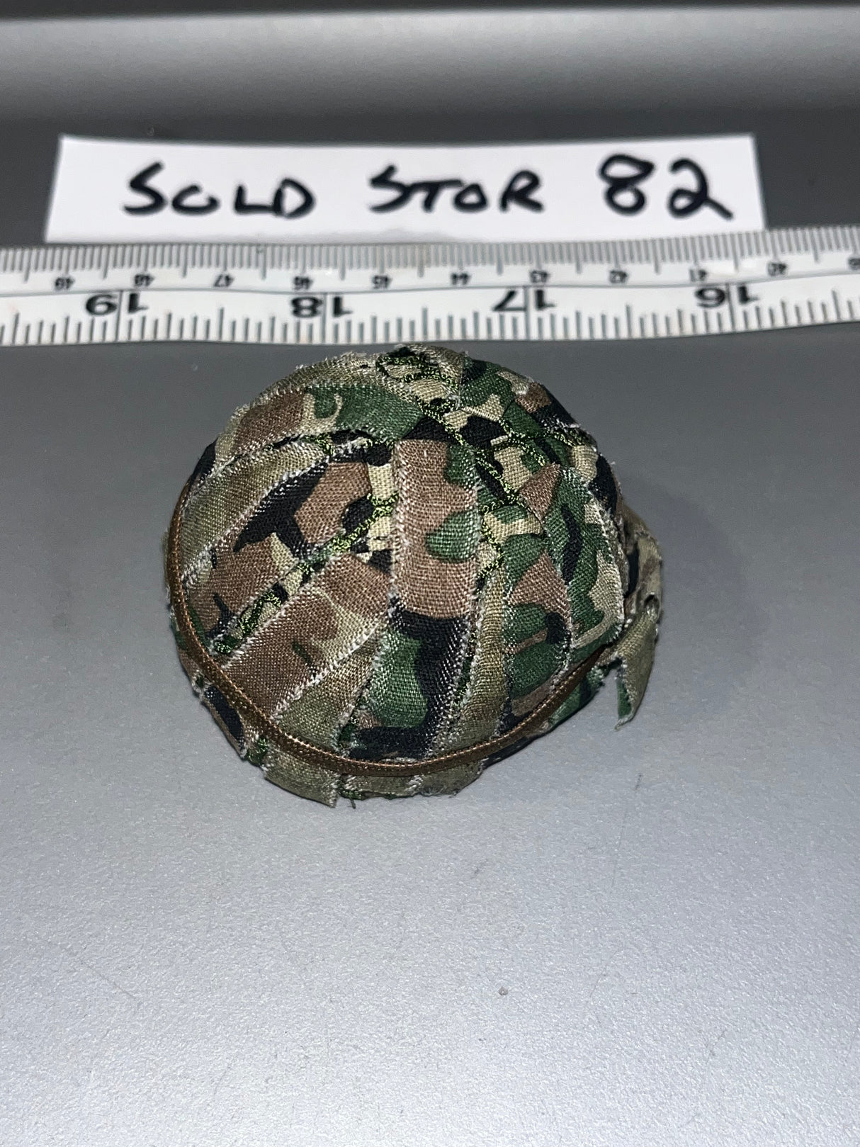 1:6 Scale Modern Era Woodland Helmet - Soldier Story 82nd Airborne Paratrooper