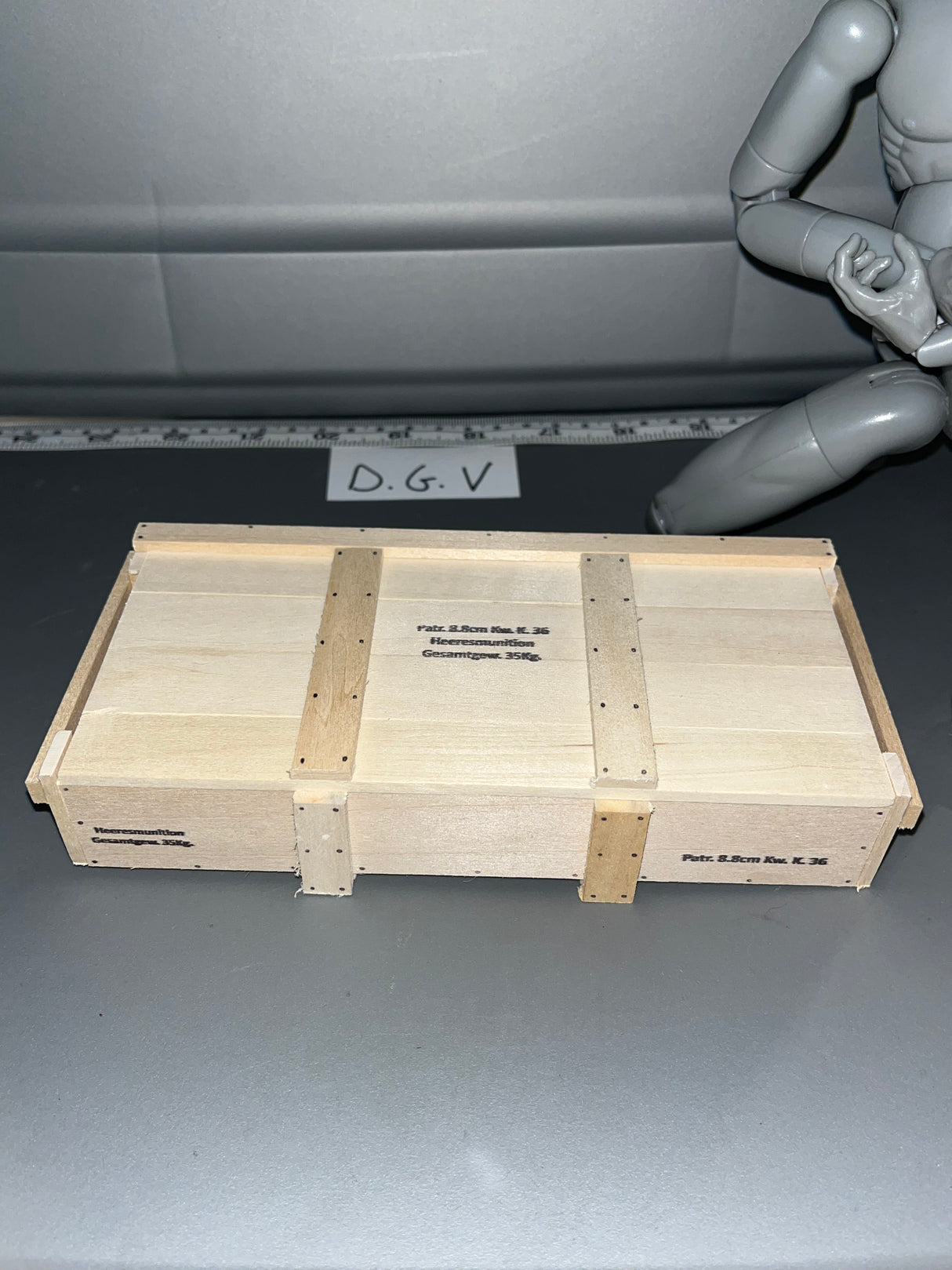 1/6 Scale WWII German  88 mm 8.8 cm Ammunition Crate