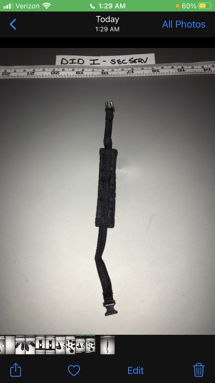 1/6 Scale Modern Era Police Black Belt 112534