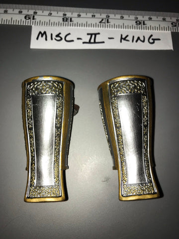 1/6 Scale Ancient Persian Metal Shin Armor - Medieval 112350