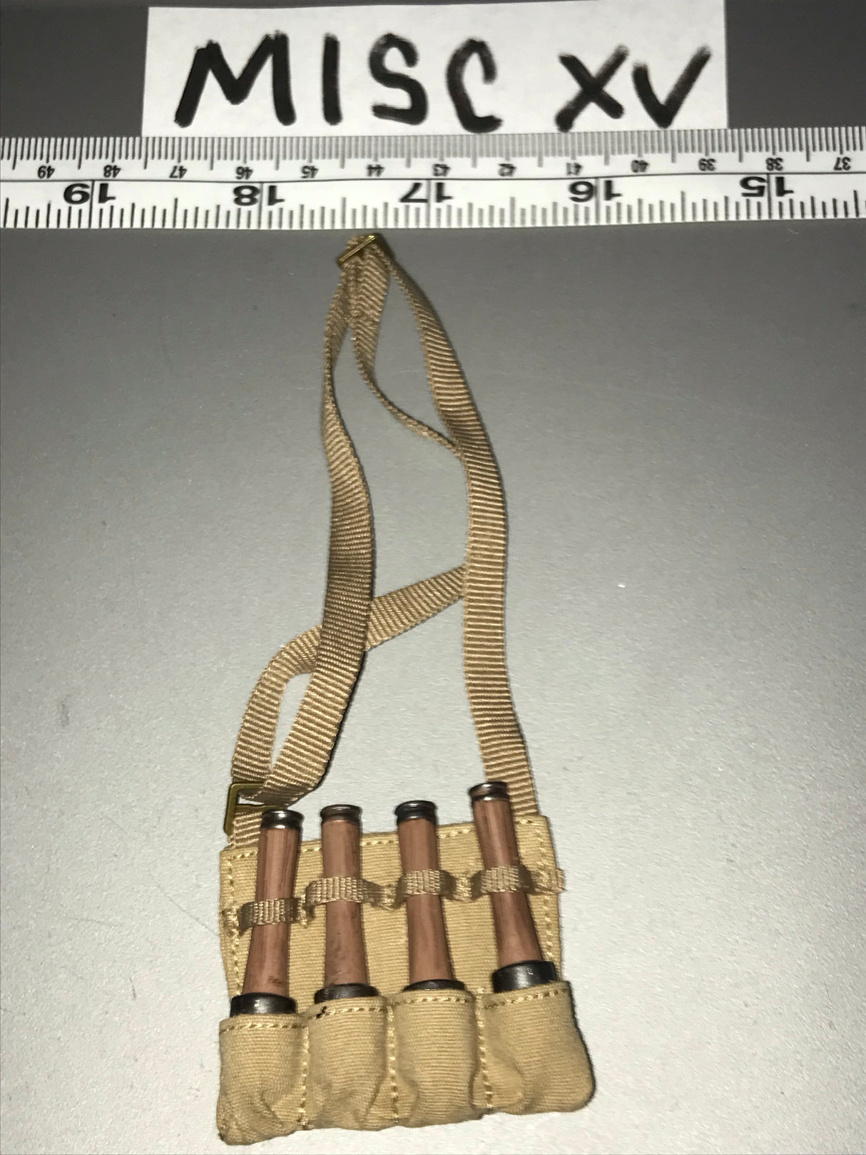 1:6 Korean War Chinese Chicom Grenades and Pouch - Vietnam NVA 111099