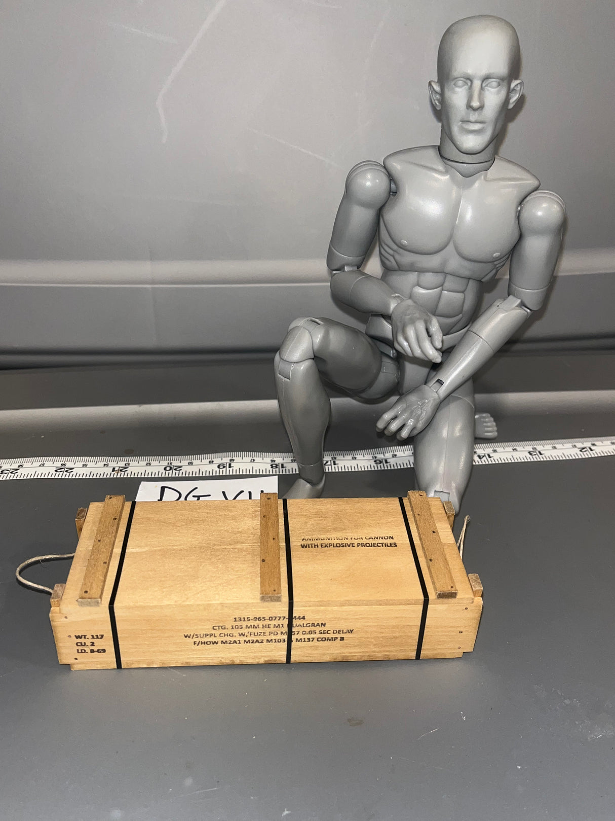 1/6 Scale Vietnam US 105mm Ammunition Crate