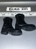 1/6 Scale Modern Era Police Black Combat Boots  104355