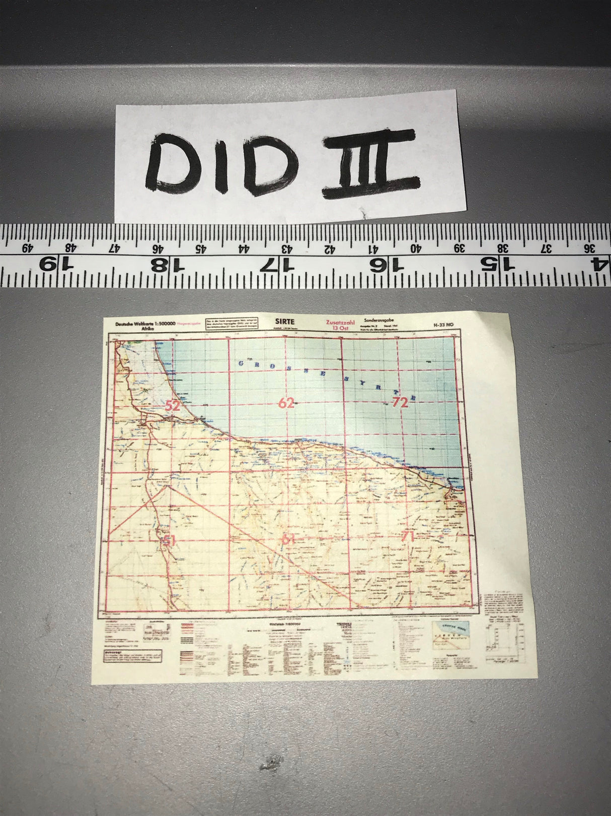 1/6 Scale WWII German Grey Officer Great Coat 110952