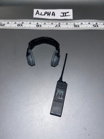 1/6 Scale Modern Radio and Headset - Marine SRT - Kings Toys