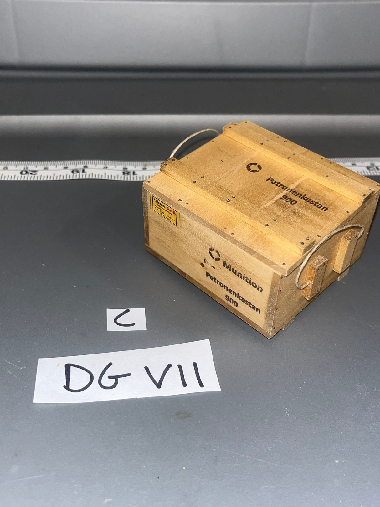 1/6 Scale WWII German Ammunition Crate - Small Arms