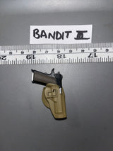 1/6 Scale Modern Pistol and Holster  -  Bandit Joe 111570