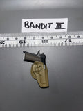1/6 Scale Modern Pistol and Holster  -  Bandit Joe 111570