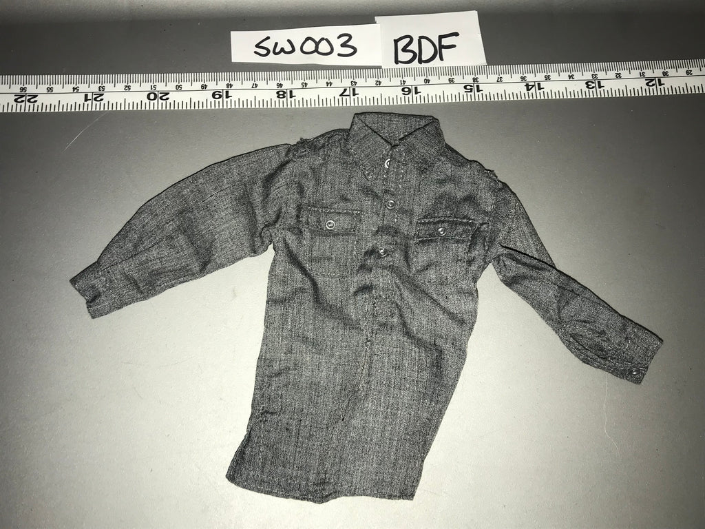 1/6 Scale WWII German Grey Work Shirt - BDF 109969