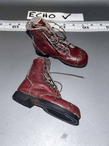 1/6 Scale WWII US Leather Boondocker Boots 106284