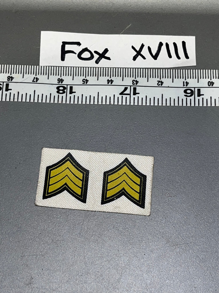 1/6 Scale WWII US Rank Patches 105077