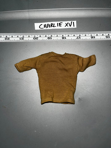 1:6 Scale WWII US Brown T Shirt 107549