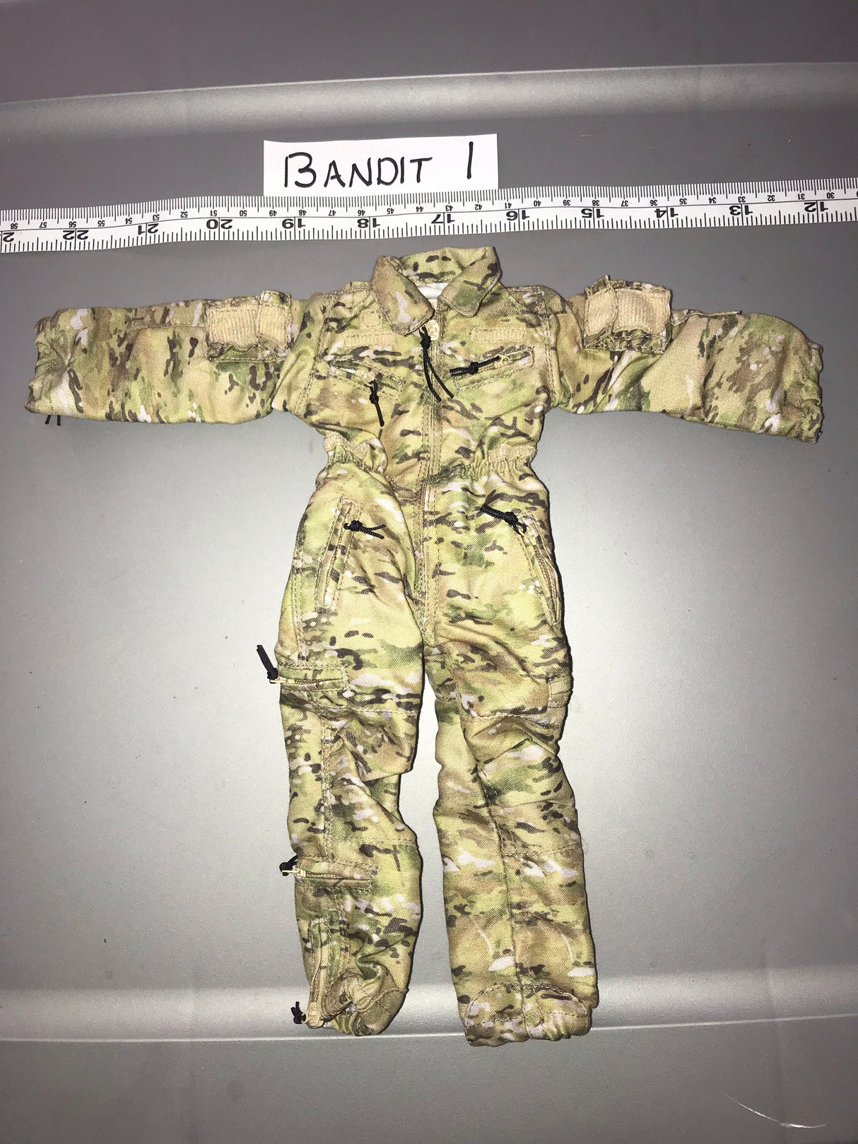 1/6 Scale Modern / Ukraine OCP Multicam Tanker Coverall - Armored Crewman Coverall Uniform / Flight Suit  -  Bandit Joe 111565